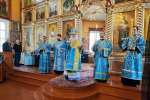 Архиерейское богослужение накануне праздника Благовещения Пресвятой Богородицы