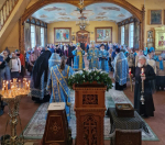 Архиерейское богослужение накануне праздника Благовещения Пресвятой Богородицы