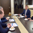 Вячеслав Франк провел рабочую встречу с финансовым директором ООО УК «Росводоканал» Андреем Коваленко - Администрация г. Барнаул
