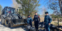 Противопожарный субботник состоялся в пригороде Индустриального района - Администрация г. Барнаул