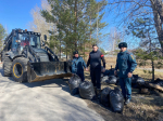 Противопожарный субботник состоялся в пригороде Индустриального района