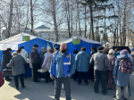 В сквере имени Германа Титова состоялась продовольственная ярмарка выходного дня