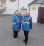В Вербное воскресенье народные дружинники Индустриального района помогали в охране общественного порядка у храмов