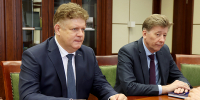 Рабочая встреча Анатолия Серышева с Валентином Пармоном - Администрация Алтайского края