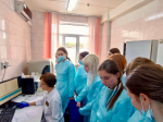 Профориентационная встреча с учениками 10-го химико-биологического класса Алтайского краевого педагогического лицея прошла в Краевой клинической больнице