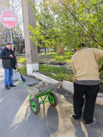 К общегородскому субботнику присоединились предприятия Железнодорожного района