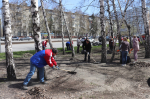 В Железнодорожном районе прошел общегородской субботник