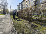 В Железнодорожном районе прошел общегородской субботник