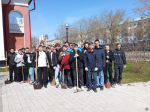 В Железнодорожном районе прошел общегородской субботник