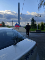 В Центральном районе организовано ежедневное дежурство у памятных мест