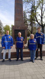 В Центральном районе организовано ежедневное дежурство у памятных мест