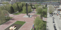 На барнаульском Мемориале Славы в преддверии Дня Победы продолжаются последние приготовления - ГТРК Алтай