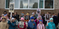 "Бессмертный полк" в барнаульских школах / Фото: мэрия Барнаула - ИА Амител