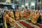 Глава Алтайской митрополии принял участие в праздничной Божественной литургии в Знаменском соборе г. Кемерова