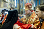 Глава Алтайской митрополии принял участие в праздничной Божественной литургии в Знаменском соборе г. Кемерова