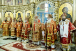 Глава Алтайской митрополии принял участие в праздничной Божественной литургии в Знаменском соборе г. Кемерова