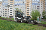 В Ленинском районе приступили к благоустройству дворов по нацпроекту «Инфраструктура для жизни»