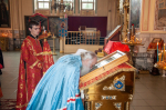 В день Преполовения Пятидесятницы, митрополит Сергий совершил Литургию в кафедральном соборе