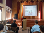 Преподаватели кафедры ТХПЗ провели профориентационный час для школьников лицея №112