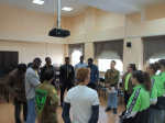 Развлекали гостей и веселились сами: иностранные слушатели приняли участие в музейной ночи