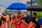 В день памяти равноапостольных Мефодия и Кирилла в Знаменском храме женского монастыря в Барнауле прошло соборное Богослужение