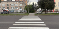 На улично-дорожной сети Барнаула продолжаются работы по нанесению дорожной разметки - Администрация г. Барнаул