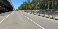 Новый съезд строящейся развязки на Змеиногорском тракте открыли в Барнауле - Телеканал Катунь 24