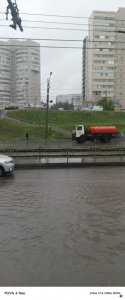 В связи с продолжительными ливнями МБУ «Автодорстрой» проводит работы по устранению последствий подтоплений