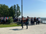 В День России в Барнауле состоялась торжественная церемония поднятия государственного флага