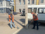 «Автодорстрой» приводит в порядок участки вдоль дорог