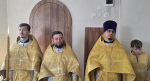 Архипастырь совершил Литургию в храме Святого Благоверного князя Александра Невского в городе Славгород.