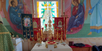 В день памяти св. прав. Иоанна Кронштадтского митрополит Сергий  совершил Божественную литургию в храме Православной школы - Алтайская митрополия