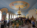 В день памяти св. прав. Иоанна Кронштадтского митрополит Сергий  совершил Божественную литургию в храме Православной школы