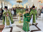 В день памяти св. прав. Иоанна Кронштадтского митрополит Сергий  совершил Божественную литургию в храме Православной школы