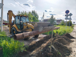 На пригородной территории Барнаула продолжается проведение противопаводковых мероприятий