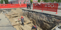 Барнаульцы попали в пробку, объезжая ремонт теплосети в центре города - Сетевое издание Толк