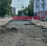На проспекте Ленина начали бетонировать участок дороги, где проводился ремонт теплосети - Администрация г. Барнаул