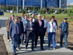 В столице Алтайского края проверили ход работ по благоустройству общественного пространства