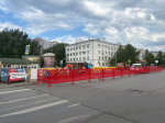 В Барнауле ограничили движение транспорта по улице Профинтерна