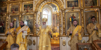 Архиерейское богослужение в канун Недели 7-й по Пятидесятнице - Алтайская митрополия