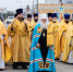 В праздник равноапостольного великого князя Владимира и День Крещения Руси митрополит Сергий Божественную литургию на площади В.Н. Баварина - Алтайская митрополия