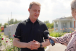 Вячеслав Франк проконтролировал ход ремонта дороги к врачебной амбулатории в селе Гоньба