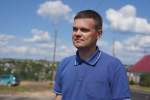 Вячеслав Франк проконтролировал ход ремонта дороги к врачебной амбулатории в селе Гоньба