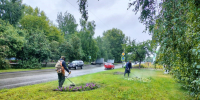 В Ленинском районе продолжаются работы по благоустройству территории - Администрация г. Барнаул