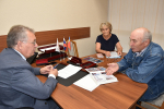 Председатель АКЗС Александр Романенко провел прием граждан