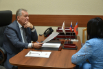 Председатель АКЗС Александр Романенко провел прием граждан