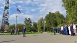 В Барнауле состоялась торжественная церемония поднятия Государственного флага России