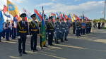 В Барнауле состоялась торжественная церемония поднятия Государственного флага России