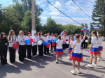 В пригороде Индустриального района прошли мероприятия, посвященные Дню Государственного флага