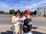В парке культуры и отдыха «Центральный» провели праздничную программу ко Дню Государственного флага